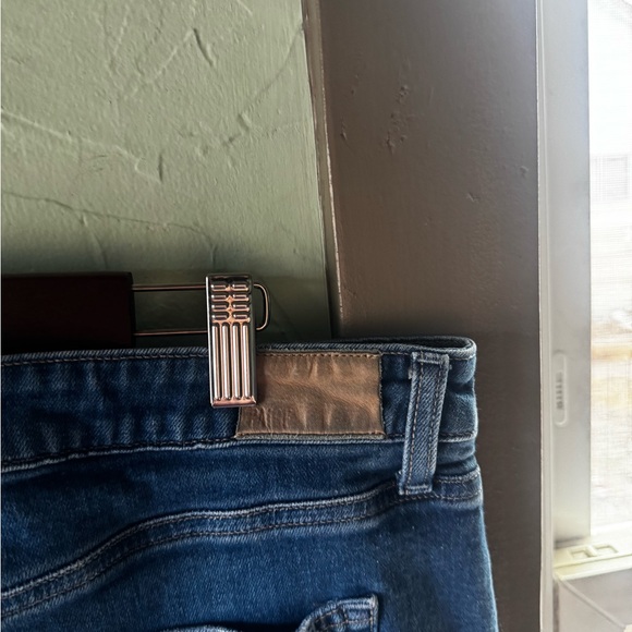 Paige Leenah Jeans Womens Size 31 Wide Leg Blue - Picture 8 of 14